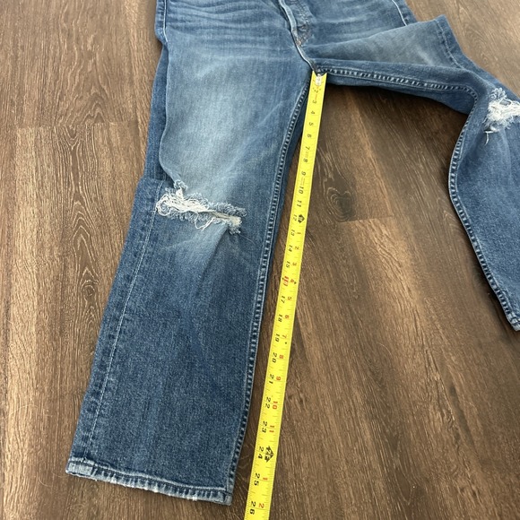 Mother Superior Jeans The Tomcat Playing With Scissors Sz 32 Med Blue Distressed - Picture 10 of 12